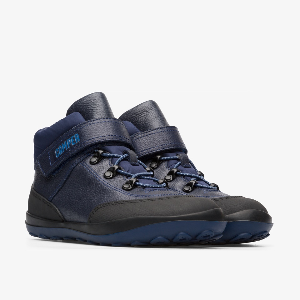 Botas Camper Peu Pista Niña - Azules Oscuro | Camper Mexico + 3740NDIBV